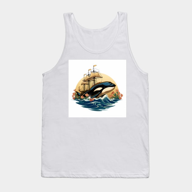 Join the Orca Uprising Tank Top by Liana Campbell